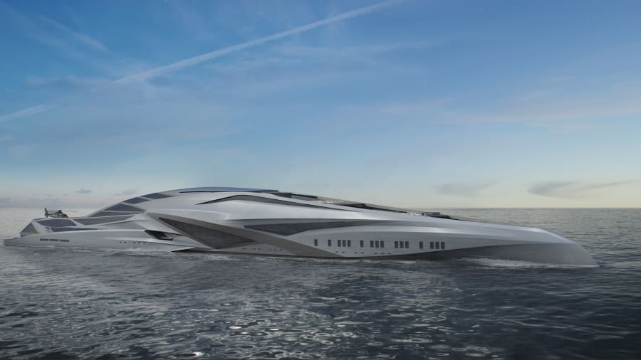 CNN : This floating entertainment hub could be biggest superyacht in the world