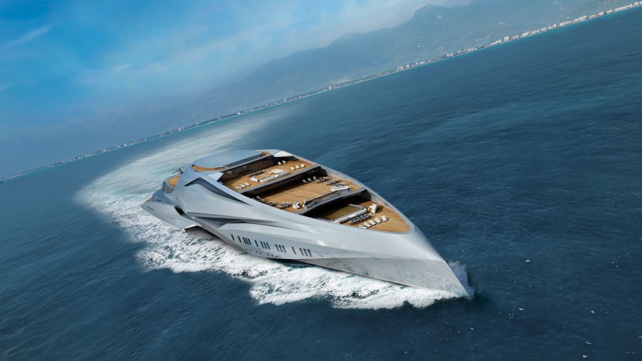 CNN : This floating entertainment hub could be biggest superyacht in the world