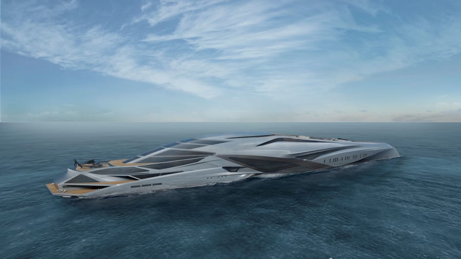 CNN : This floating entertainment hub could be biggest superyacht in the world